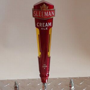SLEEMAN Cream Ale Tap Handle Bar Knob Gear Shifter LARGE TAP HANDLE